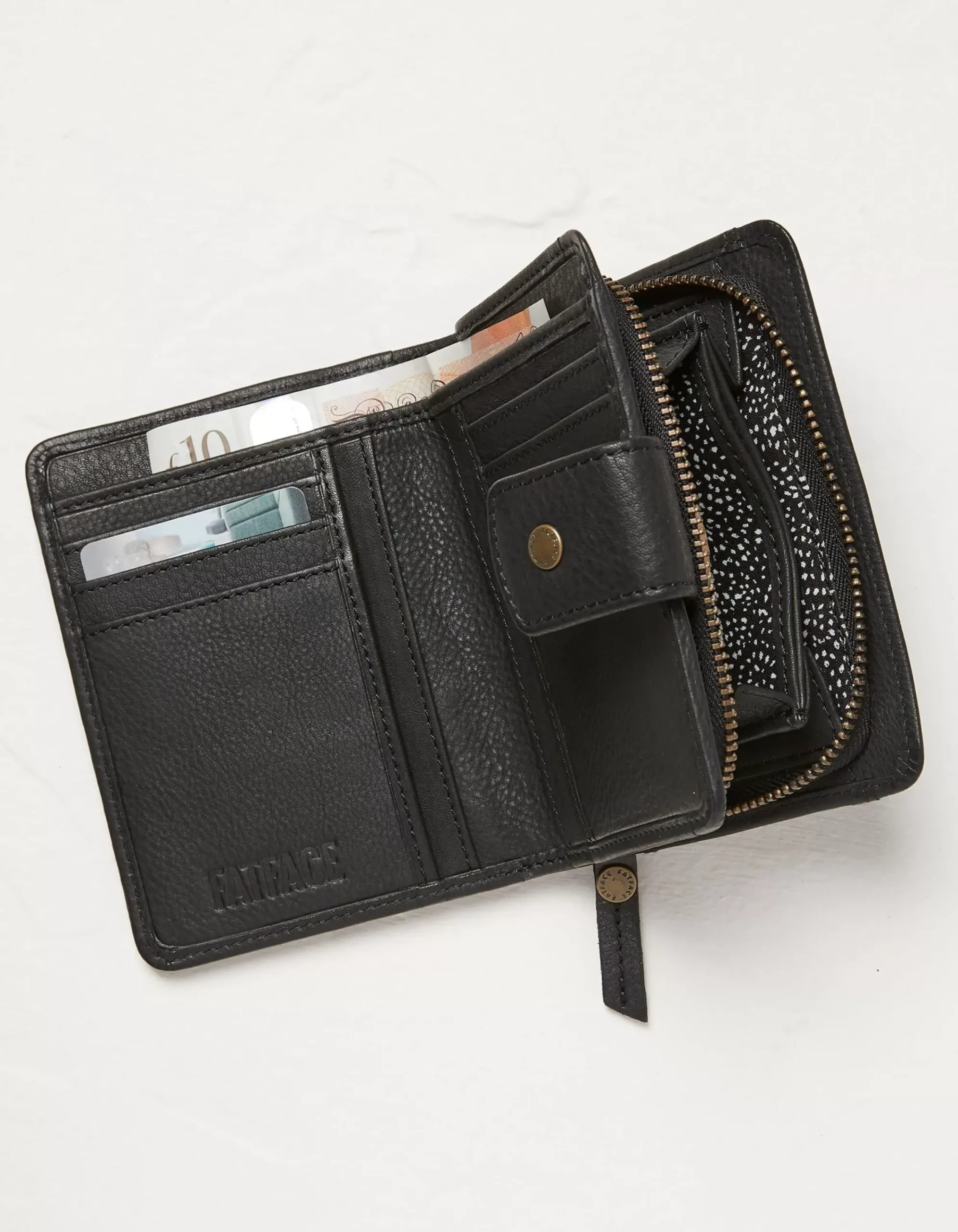 Women FatFace View All|Etta Leather Zip Purse