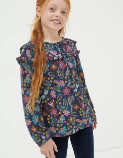 Girls FatFace View All|Eva Garden Floral Blouse