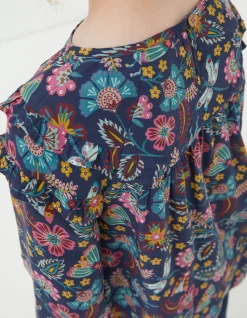 Girls FatFace View All|Eva Garden Floral Blouse