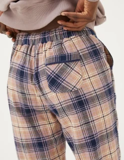 Women FatFace Nightwear & Loungewear|Eva Wildscapes Check Pyjama Bottoms
