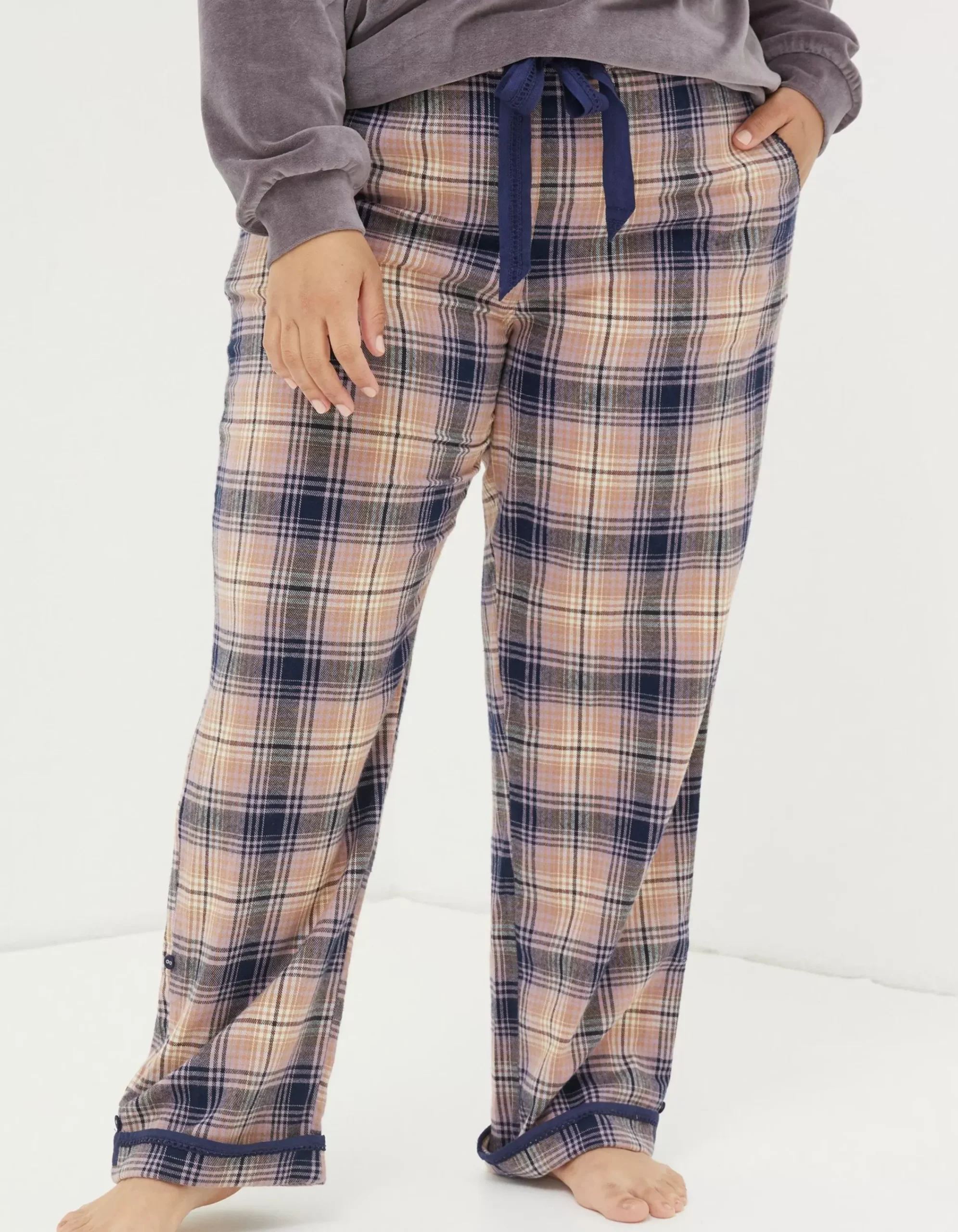 Women FatFace Nightwear & Loungewear|Eva Wildscapes Check Pyjama Bottoms