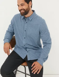 Men FatFace Shirts|Everly Gingham Shirt