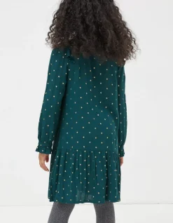 Girls FatFace View All|Evie Foil Star Dress