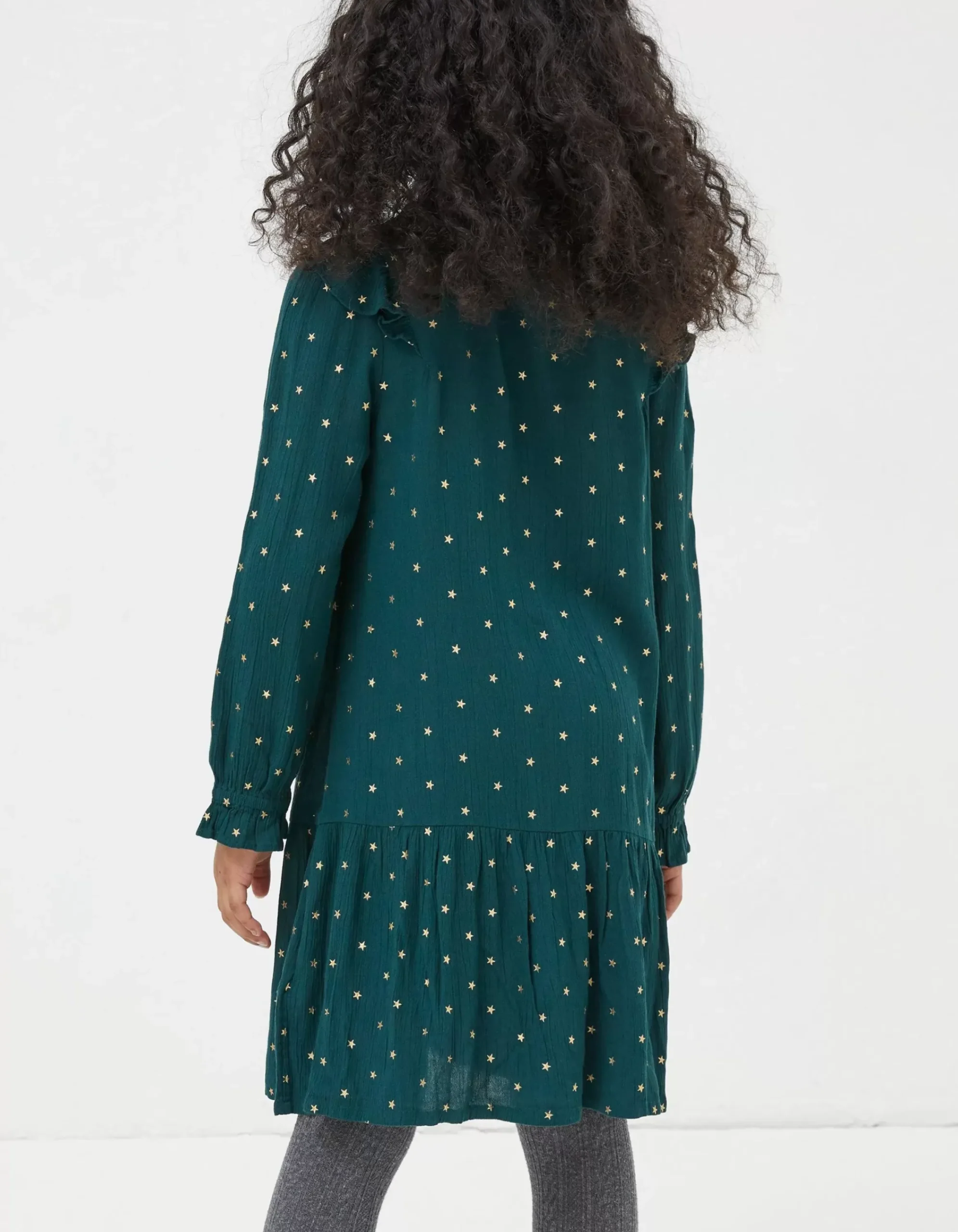 Girls FatFace View All|Evie Foil Star Dress