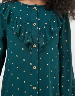 Girls FatFace View All|Evie Foil Star Dress