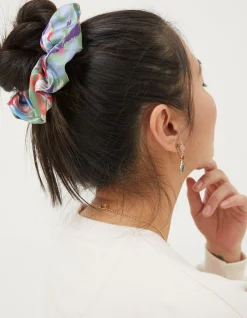 Women FatFace View All|Expressive Floral Scrunchie
