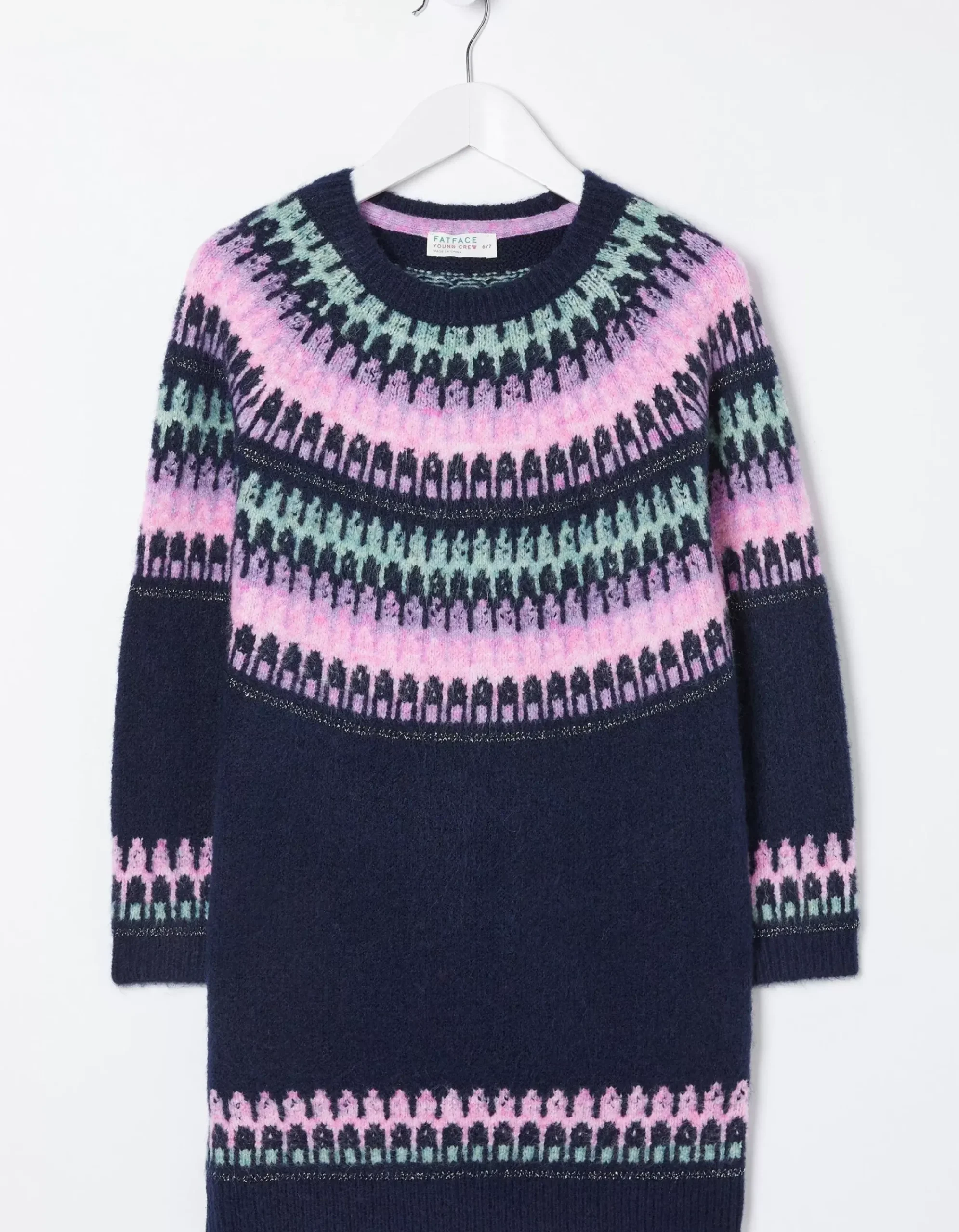 Girls FatFace View All|Fairisle Jumper Dress