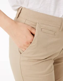 Women FatFace Shorts|Falmouth Bermuda Chino Shorts