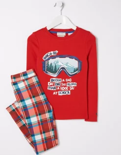 Boys FatFace View All|Family Check Snug Pyjama Set