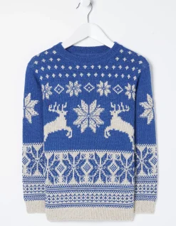 Boys FatFace View All|Family Reindeer Christmas Jumper