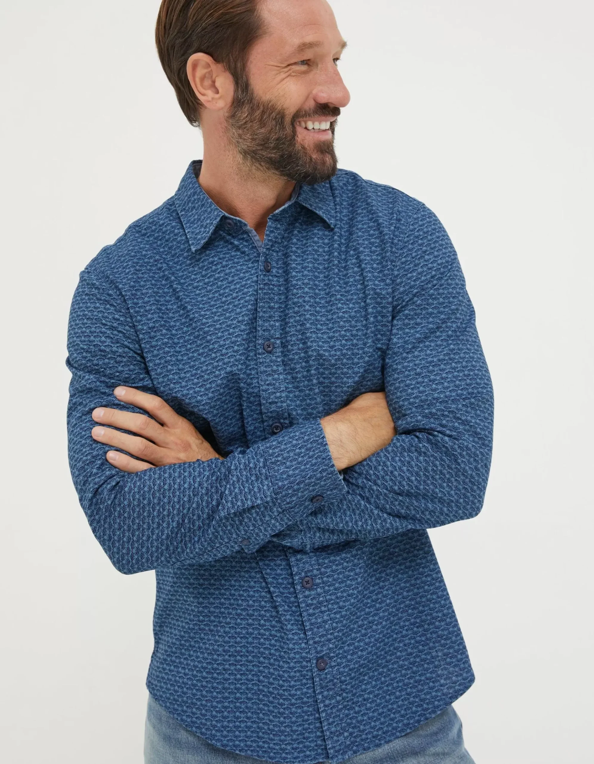 Men FatFace View All|Fanmore Print Shirt