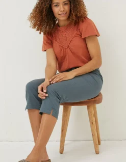 Women FatFace Trousers & Leggings|Farnham Cropped Chinos
