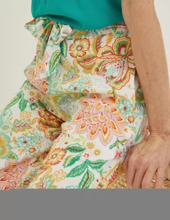 Women FatFace Trousers & Leggings|Faye Paradise Floral Wide Leg Trouser
