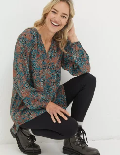 Women FatFace Shirts & Blouses|Faye Textured Spot Tunic