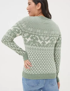 Women FatFace View All|Felicity Fox Fairisle Jumper