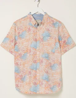 Men FatFace Shirts|Fently Palm Print Shirt