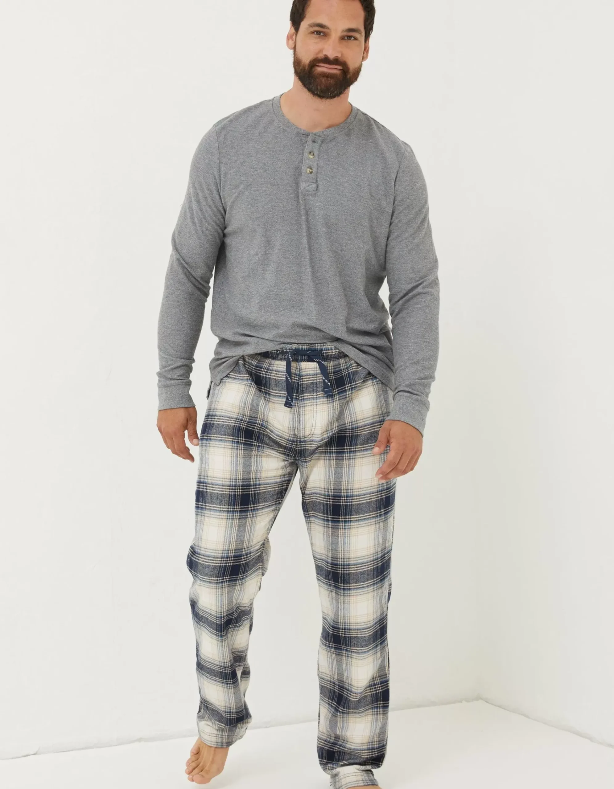 Men FatFace View All|Fife Checked Pyjama Bottoms
