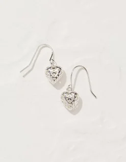Women FatFace View All|Filagree Heart Earrings