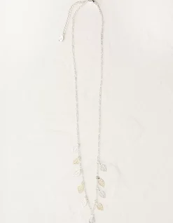 Women FatFace View All|Filagree Leaf Necklace
