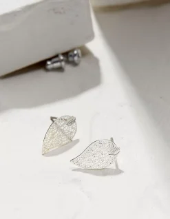 Women FatFace View All|Filagree Leaf Studs