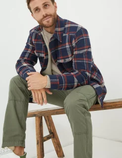 Men FatFace View All|Fjord Check Overshirt