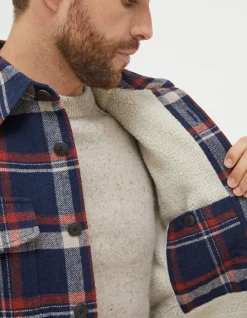 Men FatFace View All|Fjord Check Overshirt