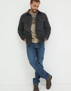 Men FatFace View All|Fjord Ombre Overshirt