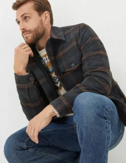 Men FatFace View All|Fjord Ombre Overshirt