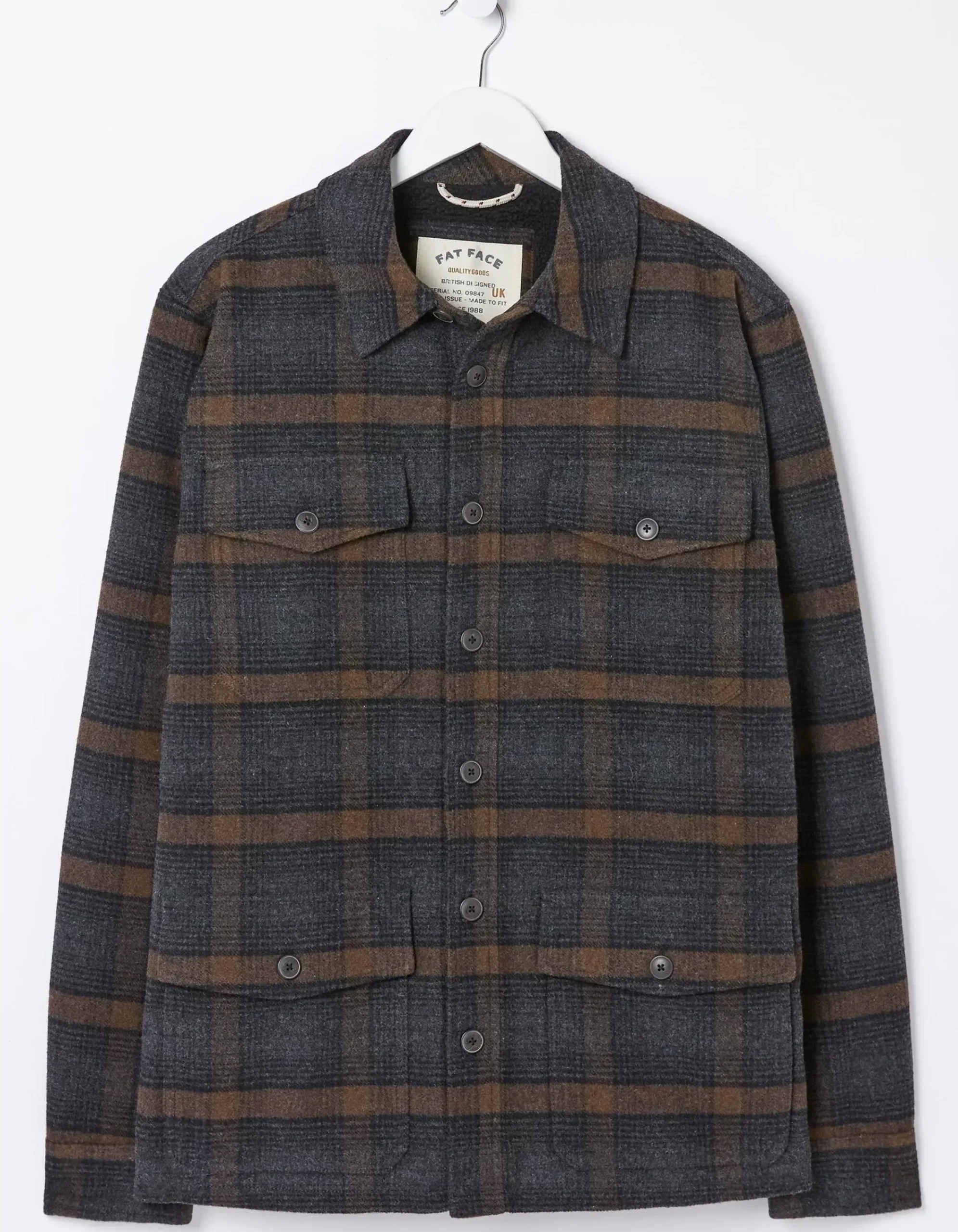 Men FatFace View All|Fjord Ombre Overshirt