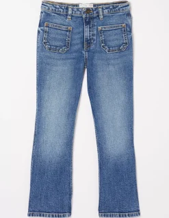 Girls FatFace Dungarees, Jeans & Leggings|Flared Denim Jeans