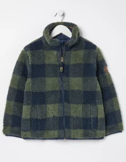 Boys FatFace View All|Fleece Check Jacket