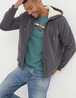 Men FatFace View All|Fleece Lined Hoodie