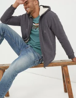 Men FatFace View All|Fleece Lined Hoodie