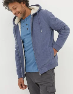 Men FatFace View All|Fleece Lined Hoodie