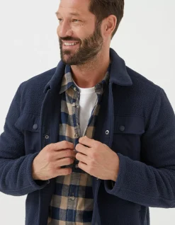 Men FatFace View All|Fleece Overshirt
