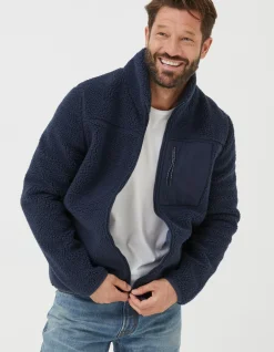 Men FatFace View All|Fleece Zip Through