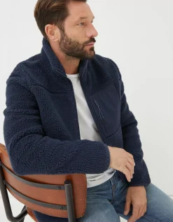 Men FatFace View All|Fleece Zip Through