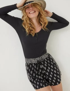 Women FatFace Shorts|Flippy Batik Floral Shorts