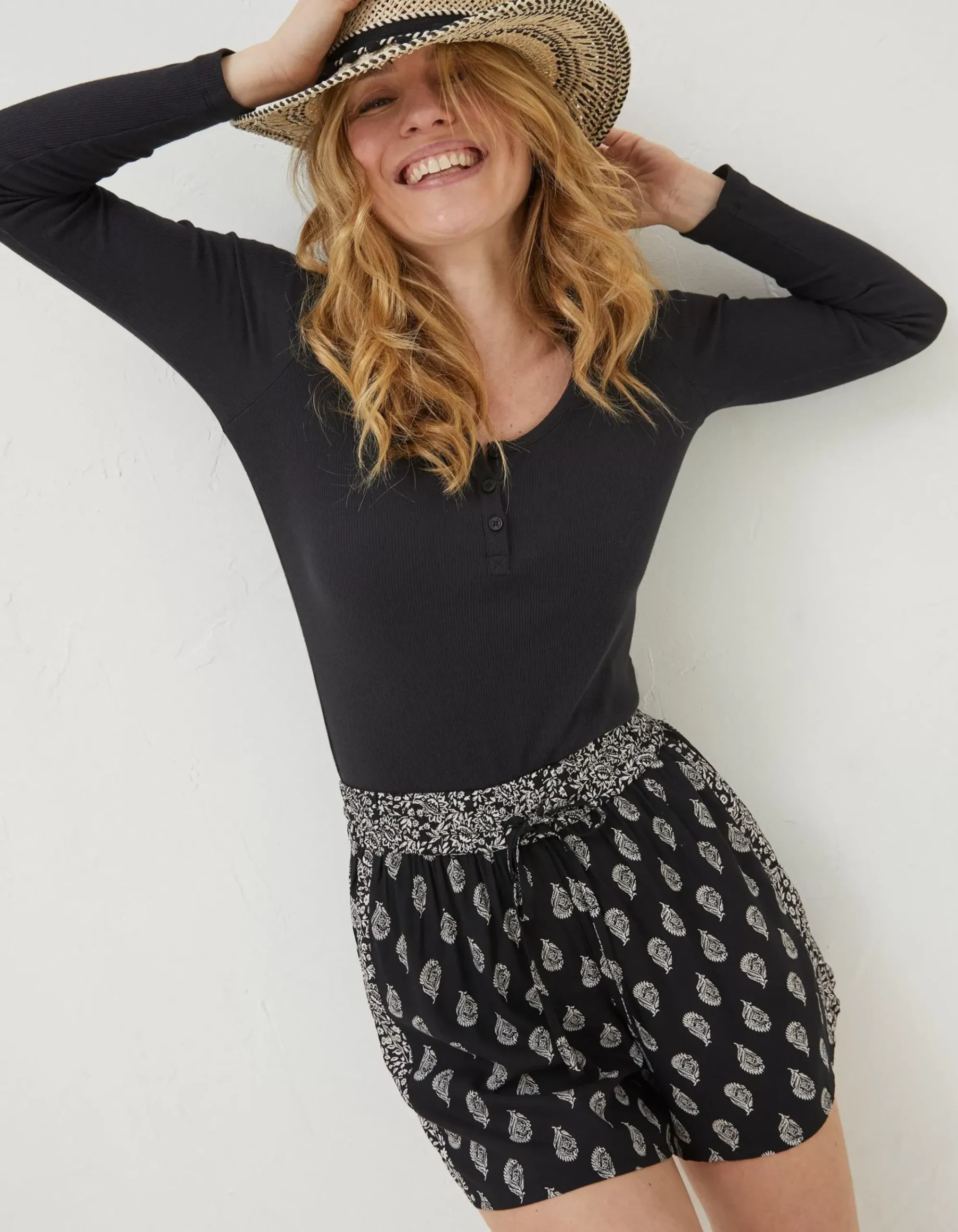 Women FatFace Shorts|Flippy Batik Floral Shorts