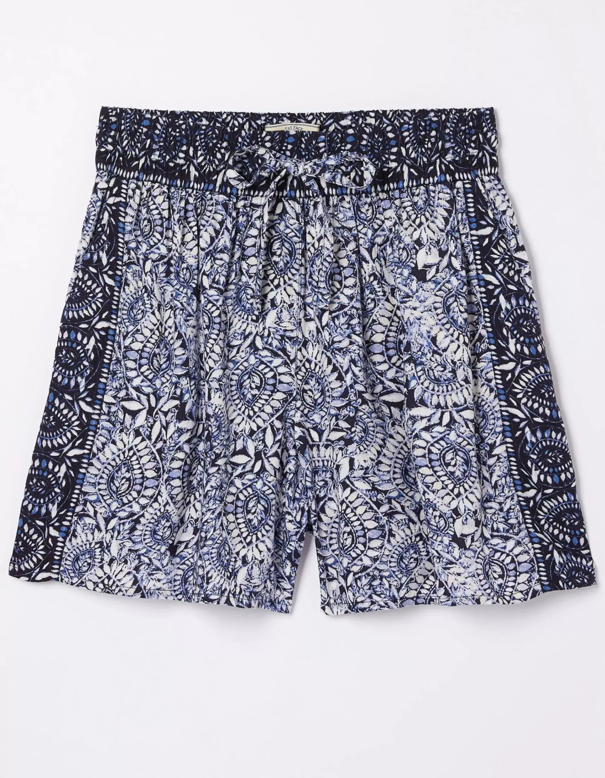 Women FatFace Shorts|Flippy Watercolour Batik Shorts