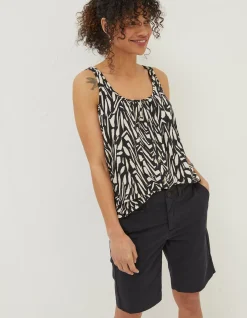 Women FatFace Tops & T-Shirts|Flora Paint Stroke Vest