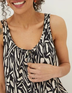 Women FatFace Tops & T-Shirts|Flora Paint Stroke Vest