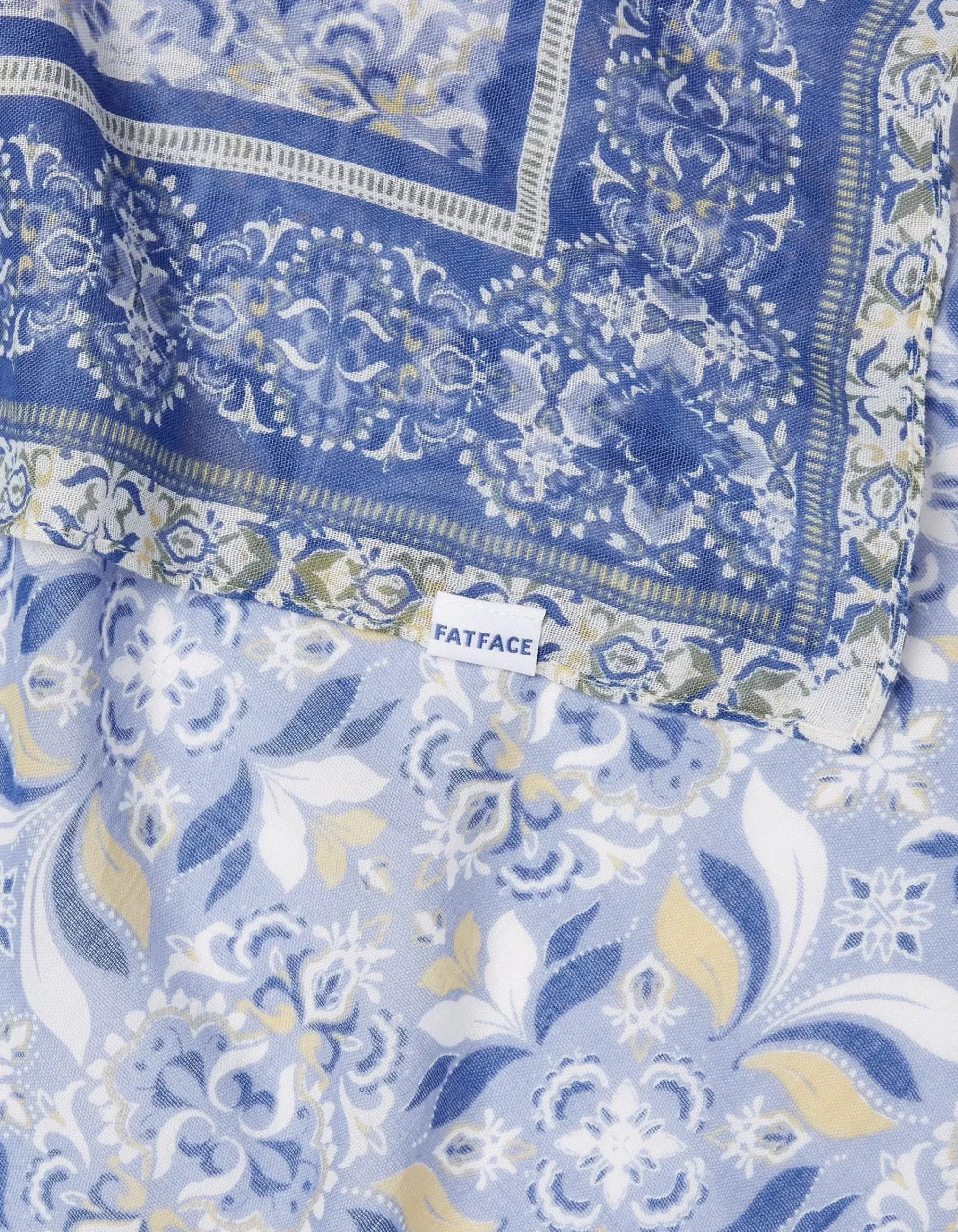 Women FatFace View All|Floral Border Hair Scarf