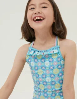 Girls FatFace View All|Floral Swimsuit