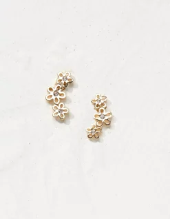 Women FatFace View All|Flower Crawler Earrings