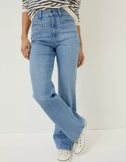 Women FatFace Jeans & Dungarees|Fly Flare Comfort Stretch Jeans