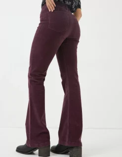 Women FatFace Trousers & Leggings|Fly Flare Corduroy Trousers