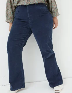 Women FatFace Trousers & Leggings|Fly Flare Corduroy Trousers