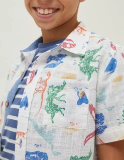 Boys FatFace View All|Fossil Printed Shirt