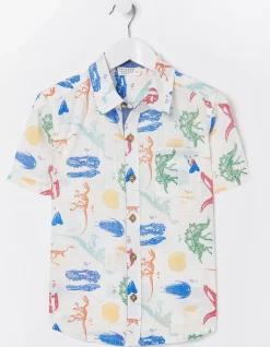 Boys FatFace View All|Fossil Printed Shirt
